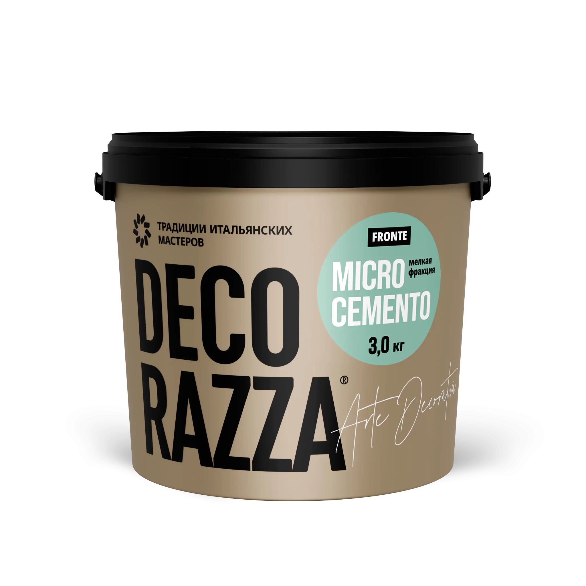 Microcemento Fronte + Legante мелкая фракция (настенная система) - Decorazza