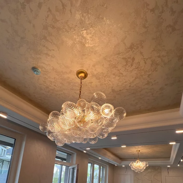 Decorazza - Галерея мастерства: геометричные вставки в гостиной частного дома - 4